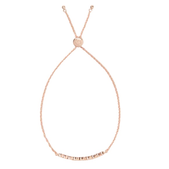 KATE SPADE • Rose Gold Full Circle Slider Adjustable Bracelet - Picture 3 of 5